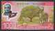 Costa Rica 1 Mil 1000 1,000 Colones A Series Polymer 2009 UNC - Costa Rica