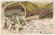 Germany Wolfach 1897 Salmen Restaurant  Litho Postcard  Ge.2 - Wolfach