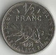 Pièce De Monnaie 50 Centimes Semeuse 1991 - 50 Centimes