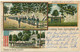 SPINGFIELD, IL - Camp Lincoln - German Postcard Lithography - Springfield – Illinois