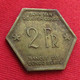 Congo Belgian 2 Francs 1943  Belgish  #1 - Sonstige & Ohne Zuordnung