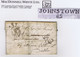 Ireland Kilkenny 1818 Letter To Dublin JOHNSTOWN/65 (or 63) Town Mileage, Black Inspector's Crown Ove Rerate - Prephilately