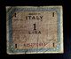 A7  ITALIE   BILLETS DU MONDE   ITALIA  BANKNOTES  1  LIRE 1943 - [ 9] Colecciones