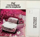 Publicité Papier VOITURE DAF Dépliant 2 Volets    Avril 1971 FL - Werbung