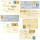 Lot De 7 Lettres Affranchies Avec N° 21. - TB. - 1862 Napoleon III