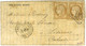GC 347 / N° 36 (2) Càd PARIS / LES BATIGNOLLES 20 DEC. 70 Sur Gazette Des Absents N° 16 Pour Lisieux, Au Verso Càd CAEN  - Guerre De 1870