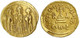 Solidus 627/628, Constantinopel, 7. Offizin, 1. Indiktion. Heraclius, Heraclius Constantin Und Heraclonas Stehen Nebenei - Byzantines
