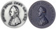 2 Stück: Silber- Und Bronzemedaille O.J.(1967) Von Luke, Melbourne. Numismatic Ass. Of Victoria. James Cook Und Die "End - Andere & Zonder Classificatie