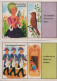 Lot 4 Fiches  Illustrées    Chansons Enfantines    Volumétrix 12 Cm  X 8 Cm - Collections