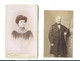 2 PHOTOS ANCIENNES - PHOTOGRAPHE PARIS A. KEN Et Pierre GRANDJEAN - Genealogy