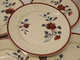 *8 ASSIETTES PLATES CERAMIQUE BADONVILLER LES ROSES COLLECTION ART De La TABLE  E - Badonviller (FRA)