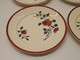 Delcampe - *8 ASSIETTES PLATES CERAMIQUE BADONVILLER LES ROSES COLLECTION ART De La TABLE  E - Badonviller (FRA)