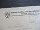 Österreich 1956 Burgenländische Landwirtschaftkammer Stempel Porto Bar Bezahlt Ortsbrief Eisenstadt Mit Inhalt - Storia Postale