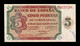 España Spain 5 Pesetas Burgos 1938 Pick 110 Serie D SC UNC - 5 Peseten