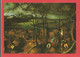 C.P.M. « VIENNE » Musée, Pieter Bruegel La Journée Sombre  Jolie Vue Générale Animée  X2 Phots - Musei