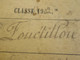 Livret Militaire/Classe 1902/Duplicata/Louis Fouetillon/126éme Régiment D'Infanterie Subdivision BRIVE/1915     POIL2201 - Documents