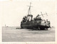 Lot De 4 Petites Images De Dunkerque - Croiseur - Bateau - EPAVE - Bateau Detruit Echoué - Krieg, Militär