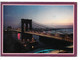 BR1368 New York Brooklyn Bridge Viaggiata 1983 Verso Roma - Ponts & Tunnels