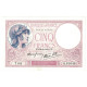 France, 5 Francs, Violet, 1939, Q.61646, SPL+, Fayette:04.07, KM:83 - 5 F 1917-1940 ''Violet''