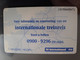 NETHERLANDS / CHIP ADVERTISING CARD/ HFL 2,50 / NS TRAIN / INTERNATIONALE TREINREIS         /     CRD 433** 11932** - Privé