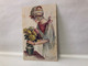 CARTOLINA POSTCARD  DONNA WOMAN VASO DI FIORI ART DECO - ILLUSTRATORE BOMPARD.12 - Bompard, S.