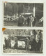 2 CARTOLINE FOTOGRAFICHE  FUNERALE MILITARE ITALIANO SU CARTA FERRANIA - NV FP - Guerre 1939-45