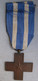 Médaille En Bronze Croix Du Mérite De Guerre 1918 , Vittorio Emmanuel III . - Italie