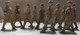 Figurines 1945-1951 Quiralu Lot De Onze Soldats Type Anglais 1er Guerre  Taille 63-64 Mm Plomb Creux - Quiralu