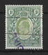 EAST AFRICA & UGANDA PRO....KING EDWARD VII...(1901-10.).." 1904.."...FISCAL......1R.....DISCRIPTION BELOW....USED... - Protectorados De África Oriental Y Uganda