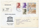 FRANCE - UNESCO - 8 Enveloppes Service Philatélique Unesco Avec Timbres De Service - Obl Paris 7 Rue Clerc - 1989/90 - Lettres & Documents