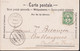 AK: Carte Postale, UPU. 1901 Zürich.- Enge Und Uetliberg. Gelaufen - Enge