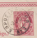 Norway UPU Postal Stationery Ganzsache Entier 10 Ø Posthorn SØPOSTKONTOR No. 3 (See Post Office) 1887 BIELEFELD Germany - Enteros Postales