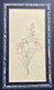 Original Zeichnung "Glockenblume" Blume Ca. 1920 - Dessins