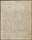 1847, 27 JUNE STAMPLESS ENTIRE GRAND COTEAU, LOUISIANA - JESUITS COLLEGE ST. CHARLES - BELGIAN JESUIT - 1845-47 Postmaster Provisionals