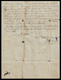 1847, 27 JUNE STAMPLESS ENTIRE GRAND COTEAU, LOUISIANA - JESUITS COLLEGE ST. CHARLES - BELGIAN JESUIT - 1845-47 Postmaster Provisionals