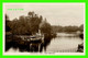 LOCH KATRINE, SCOTLAND - TROSSACHS PIER - ANIMATED WITH SHIP - REAL PHOTOGRAPH - - Wigtownshire