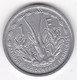 A.O.F. Union Française  1 Franc 1948 , Aluminium, LEC# 6 , KM# 3 - Afrique Occidentale Française