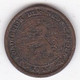 Pays-Bas, 1/2 Cent 1917, WILHELMINA I. Bronze. KM# 138 - 0.5 Centavos