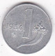 Italie 1 Lira 1954 Balance , En Aluminium , KM# 91 - 1 Lire