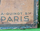 Ancien Couvercle De Boite à GATEAUX - Métal Blanc - Biscuits Desserts GUINOT Paris - Environ 23x23 Cm - Vers 1930 1950 - Boîtes
