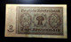 A7  ALLEMAGNE   BILLETS DU MONDE     GERMANY BANKNOTES  2  RENTENMARK  1937 - Collections