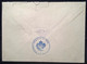 Monaco 1958 RARE Lettre SERVICE S.A.S PA 66 1957 100f Oiseaux De Mer STERNES>Uruguay(P.A Par Avion Birds Cover - Luchtpost