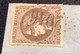 Nr.47 SUPERBE Lettre LILLE 1871 (57)1870 30c Brun émission Bordeaux Pour Spa, Belgique, Signé Scheller (France Cover War - 1870 Emission De Bordeaux