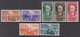 1936 Ethiopia Under Italian Occupation Complete Set Of 7 Mint Hinged **Note 1.25l Has Cracked Gum And Stain ** - Etiopia