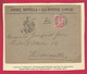 TAXE N°33 LETTRE NON AFFRANCHIE ILE ROUSSE CORSE 1897 POUR MARSEILLE LETTRE COVER - 1859-1959 Briefe & Dokumente