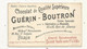 Chromo , Chocolat GUERIN-BOUTRON, Le Tour Du Monde En 84 étapes , EN CORSE, BONIFACIO, 2 Scans - Guérin-Boutron