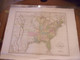 MAP COLLECTABLE RARE 1825 ORIGINAL D EPOQUE CAREZ COULEUR ETATS UNIS D AMERIQUE  70/54 CM BUCHON  USA US - Carte Geographique