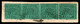 1868 - 2 Cent (22) - Striscia Orizzontale Di Quattro Usata Su Frammento - Bordo Foglio Da Interspazio In Alto - Senza Pu - Sonstige & Ohne Zuordnung