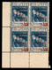 1920 - 2 Cent Su 25 (132a - Azzurro) In Quartina Angolare - Gomma Integra (1.000) - Unclassified