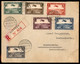 Posta Aerea (234/237 + 250/251) - Raccomandata Da Lintgen Per La Germania Del 5.11.1938 - Non Classés